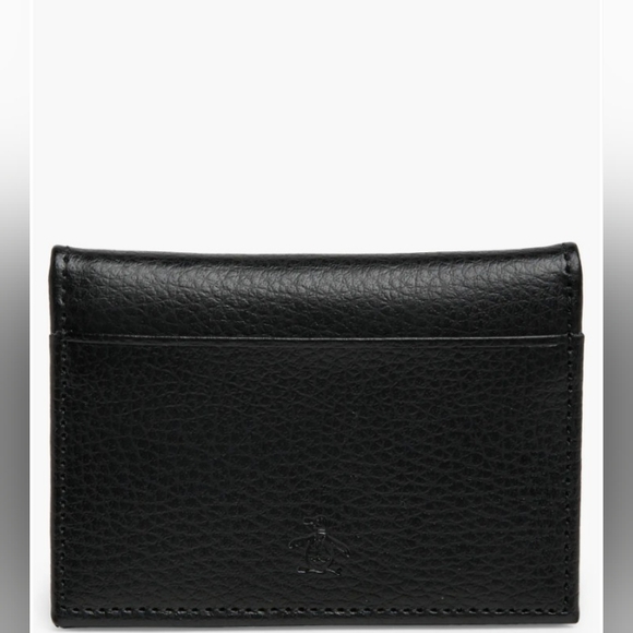 Original Penguin Uptown Leather Card Case NEW - Picture 3 of 3